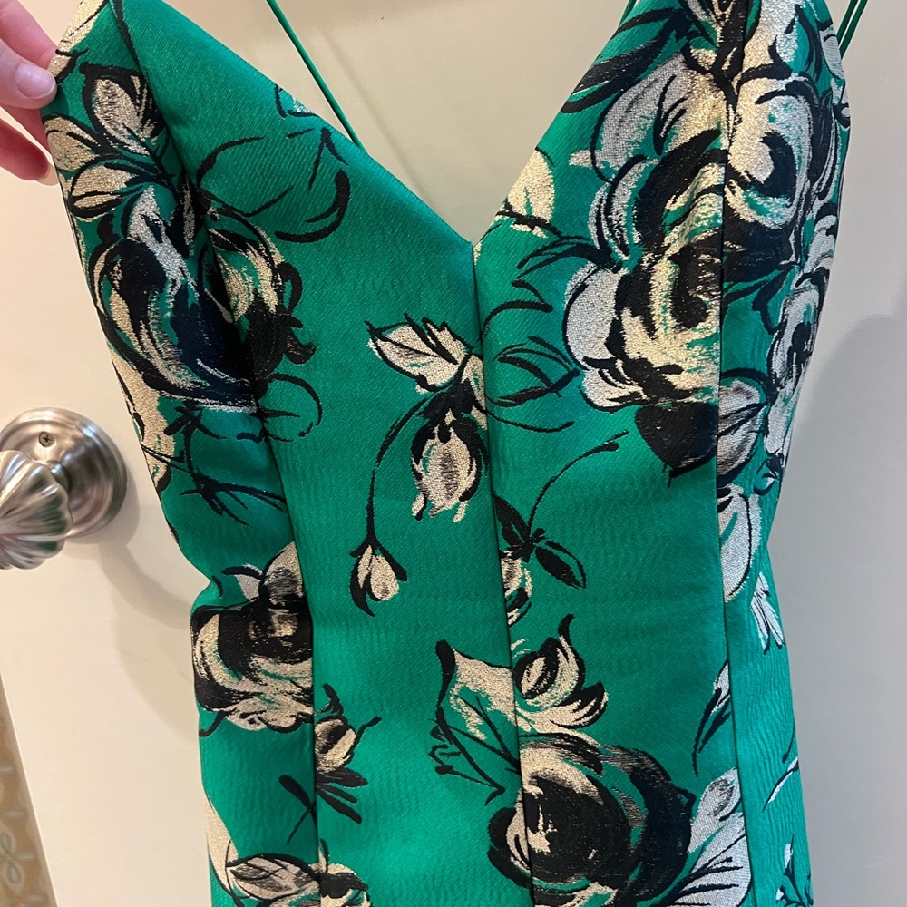 Alice + Olivia Green Fitted Bustier Camisole - Picture 4 of 4